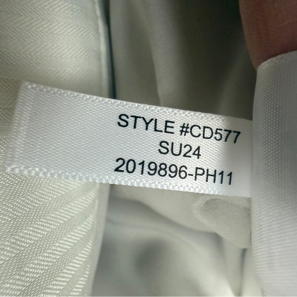 J Crew $118 'Kate' Woman's 6P Flax Capri Linen Blend Lined Tan Pant Summer - Picture 5 of 9